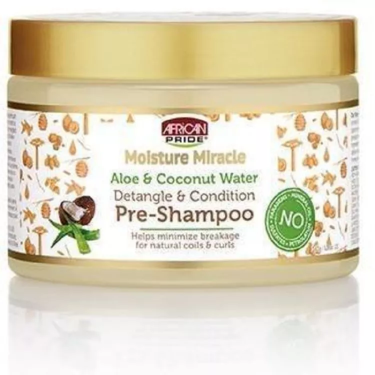 AFRICAN PRIDE – Moisture Miracle Pre Shampoo 12oz