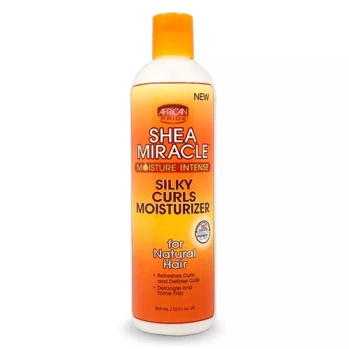 African Pride Shea Butter Miracle Silky Curls Moisturizer 12oz