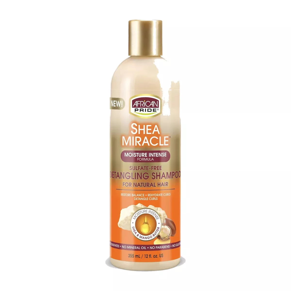 African Pride Shea Miracle Detangling Shampoo – 12 oz