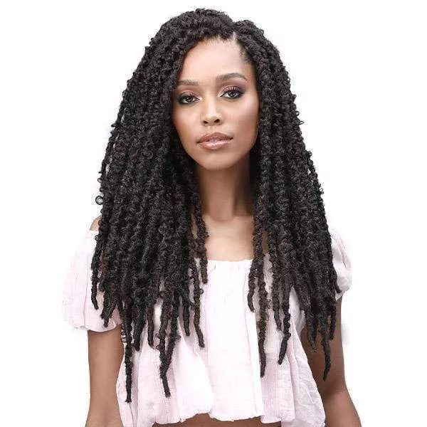 Bobbi Boss Pre-Loop Crochet Braid – 3X CALIF. BUTTERFLY LOCS 18