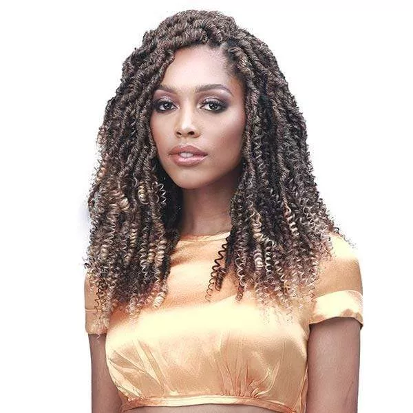 Bobbi Boss Synthetic Crochet Braid – NU LOCS WATER CURL BOHO 14