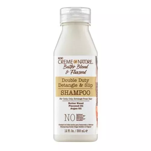 Creme Of Nature Butter Blend & Flaxseed Double Duty Detangle & Slip Sh