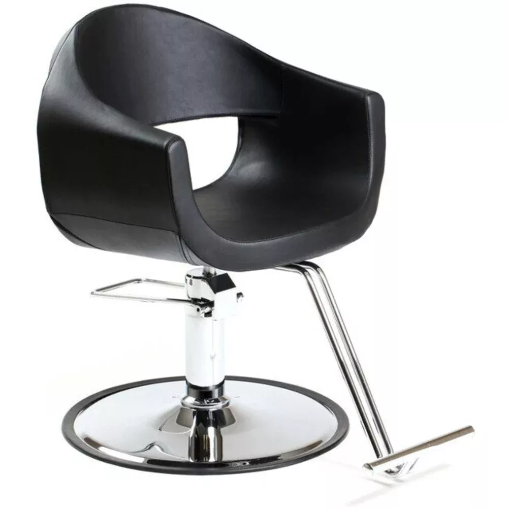 Delta Elegant Styling Chair with Standard Hydraulic Pump / Black by HA