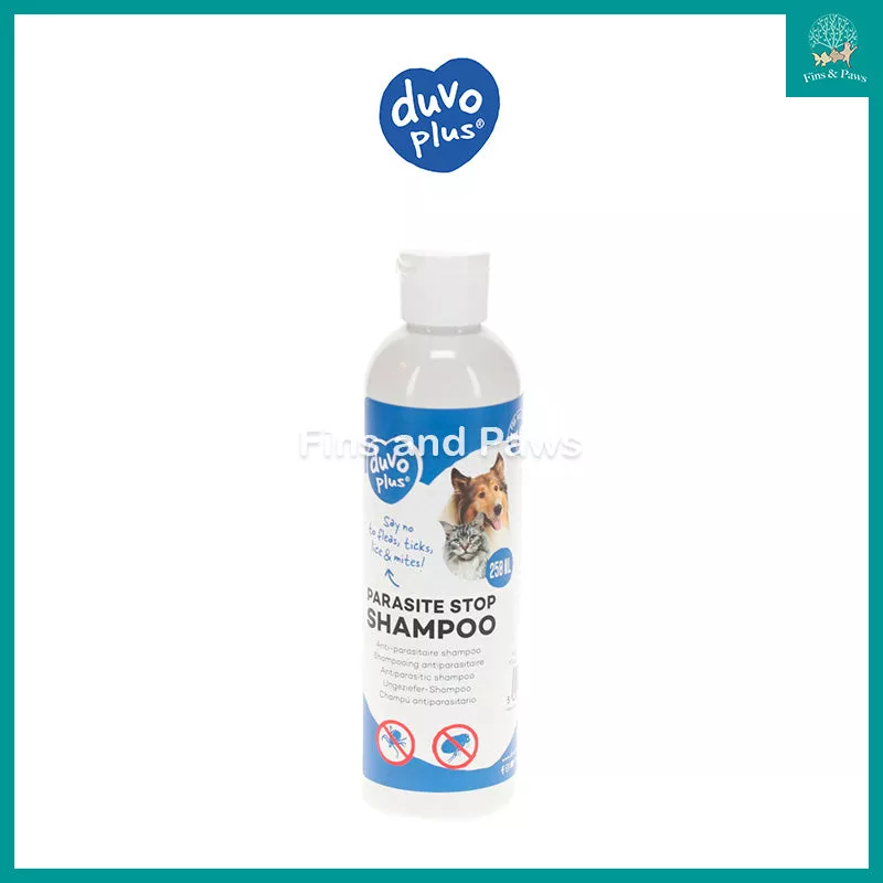 [Duvo Plus] Parasite Stop Shampoo 250ml For Dogs & Cats (Anti Fleas, Ticks, Lice and Mites)