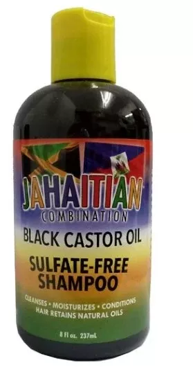 Jahaitian Black Castor Oil Sulfate Free Shampoo 8oz