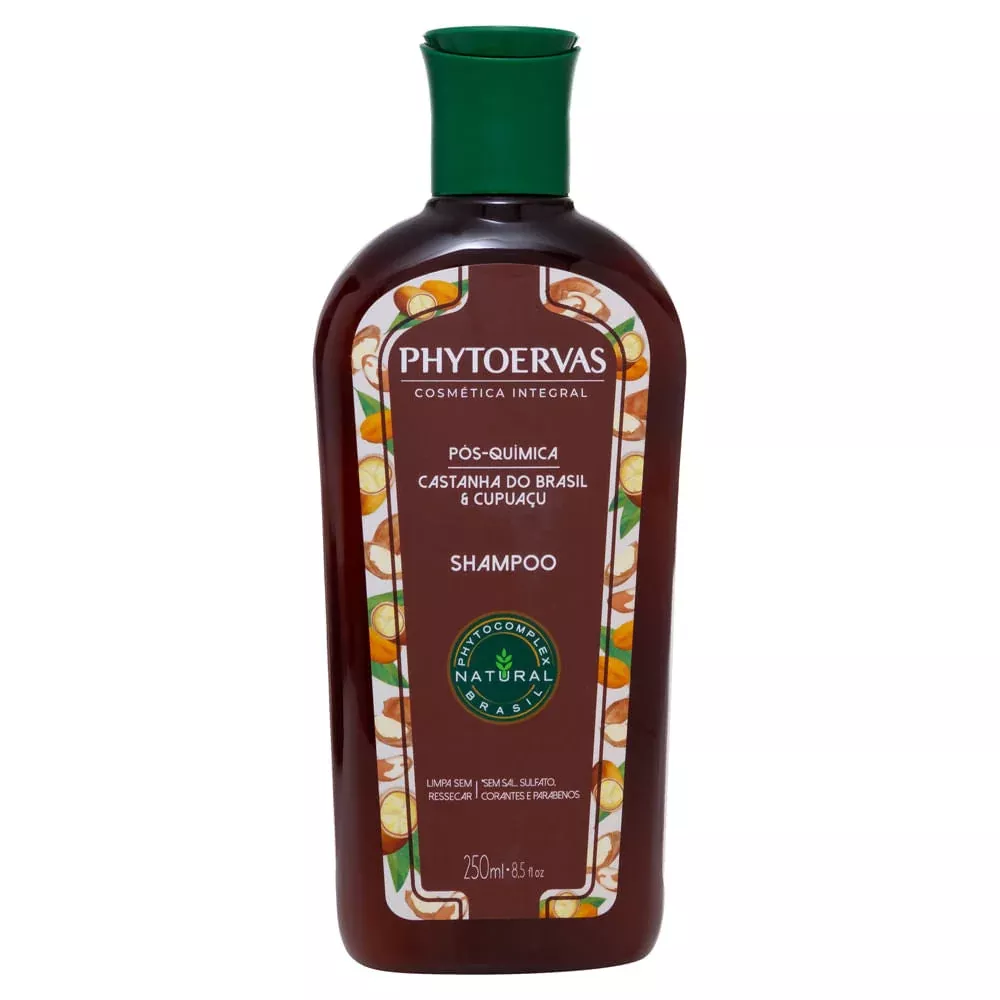 Phytoervas Post Chemical Shampoo Chestnut and Cupuaçu 250ml