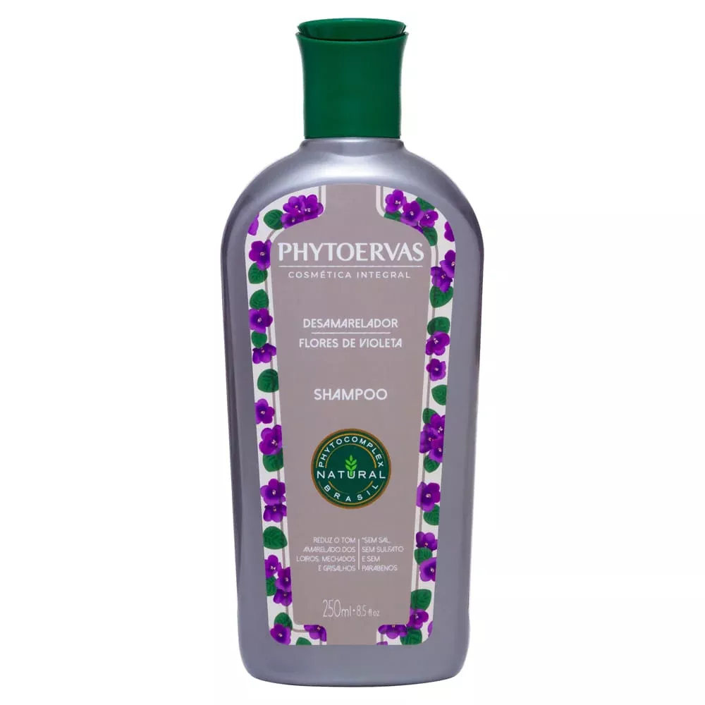 Phytoervas Shampoo Desamarelator Violet Flowers 250ml