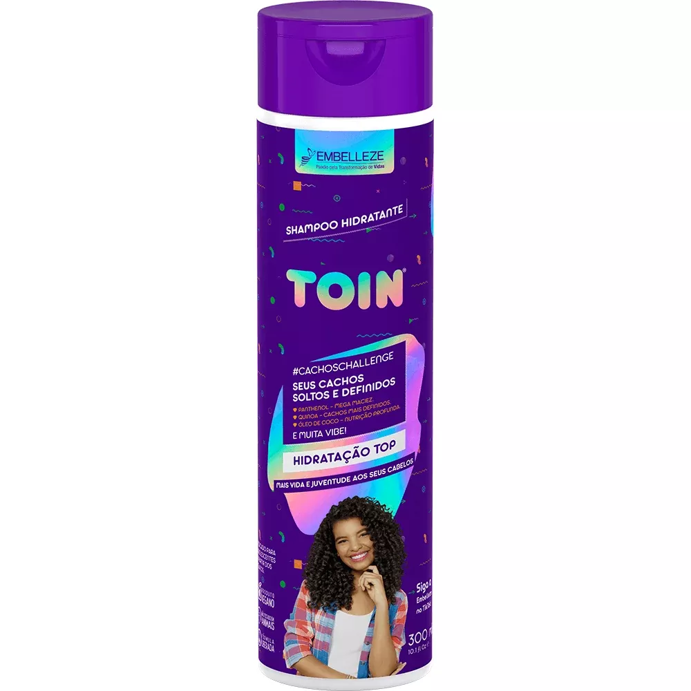 Shampoo Moisturizing Toin Loose And Defined Curls 300ml