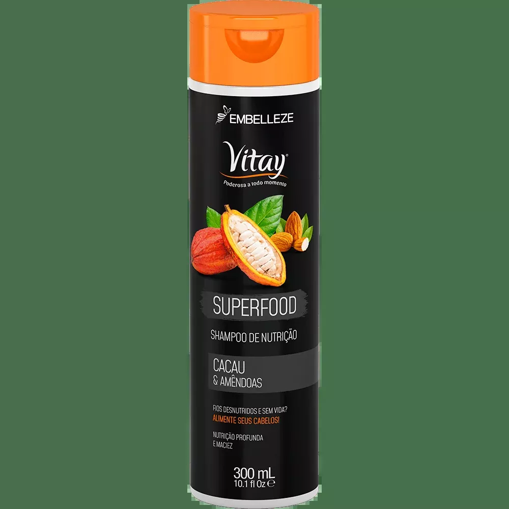 Vitay Shampoo Superfood Cocoa And Almonds 300ml