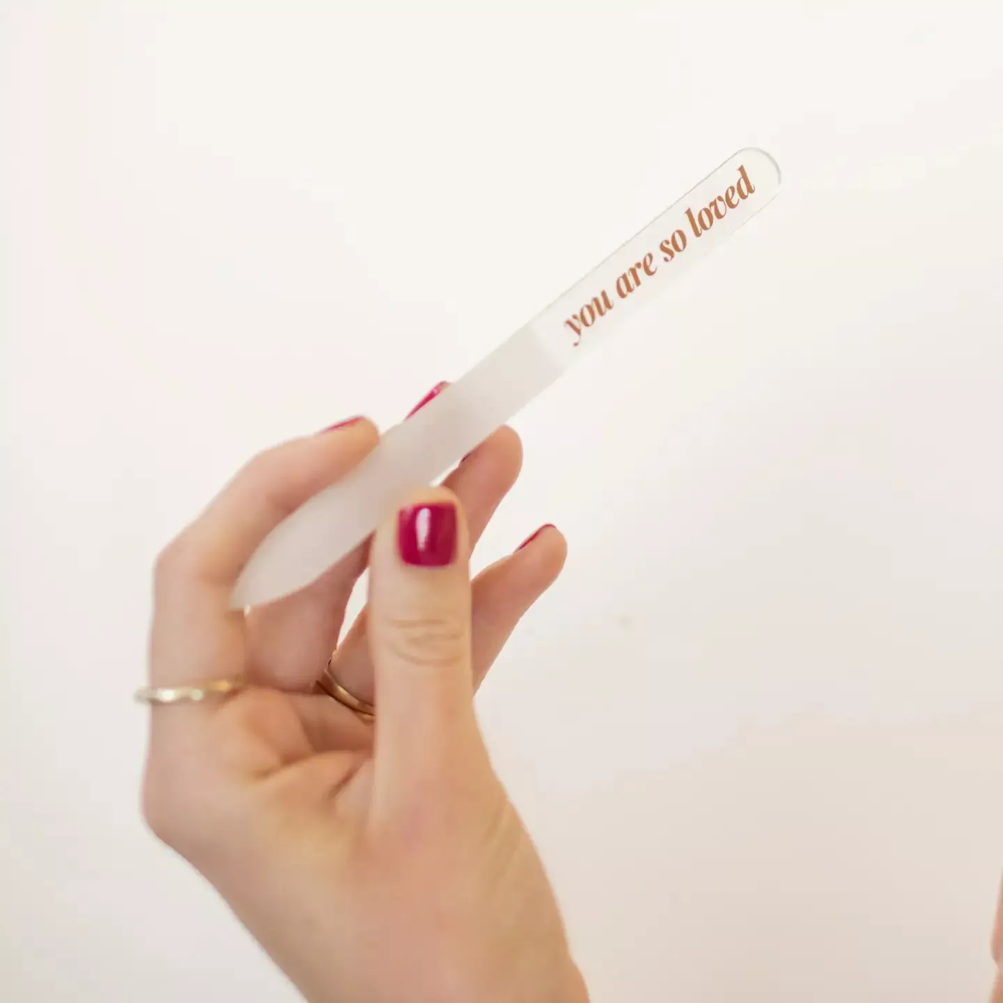 You Are So Loved Glass Nail File