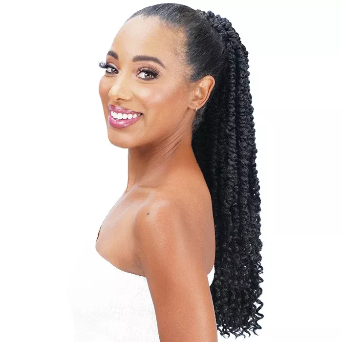 Zury Sis Miss Drawstring Braid Ponytail – MISS PASSION TWIST 18″