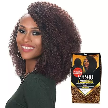 Zury Synthetic Hair Crochet Braids V8910 Bohemian 1Pack Enough