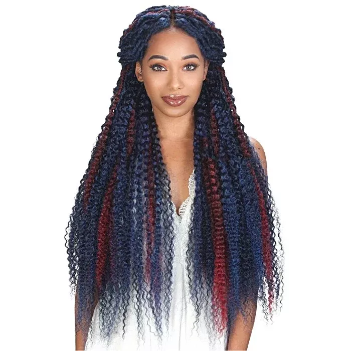 Zury Synthetic Queendom Crochet Braid – BOHO KINKY 28 INCH
